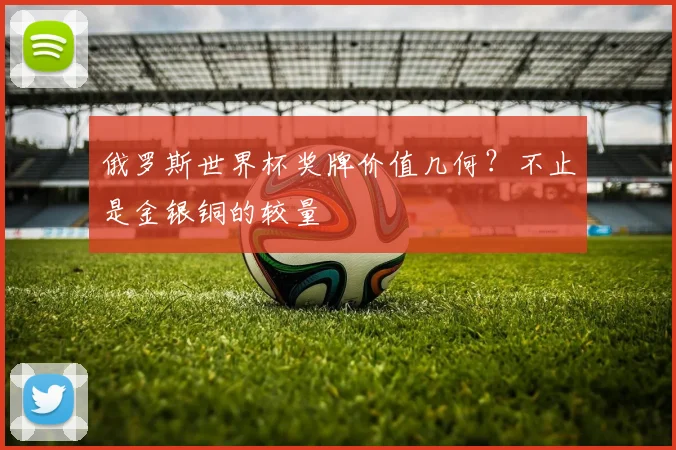 俄罗斯世界杯奖牌价值几何？不止是金银铜的较量